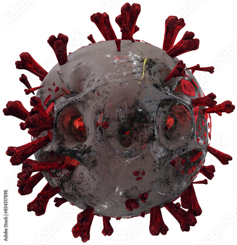 evil horror demon virus cel...
