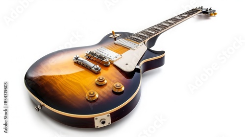 Electric Guitar with a Sunburst Finish