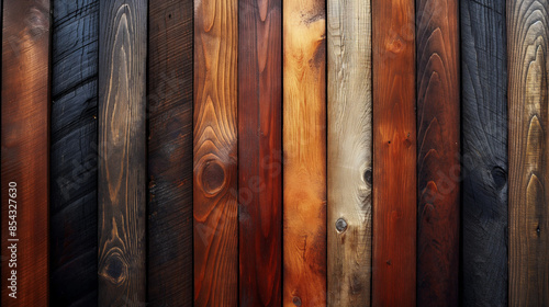 hyper reaistic photo of wood finishes. photo