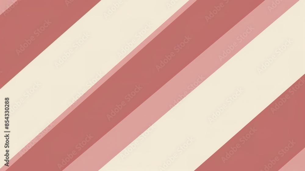 Rose pink and ivory diagonal stripes, smooth transition, mid-angle view, sophisticated and stylish Rose pink and ivory diagonal stripes, smooth transition, mid-angle view, sophisticated and stylish