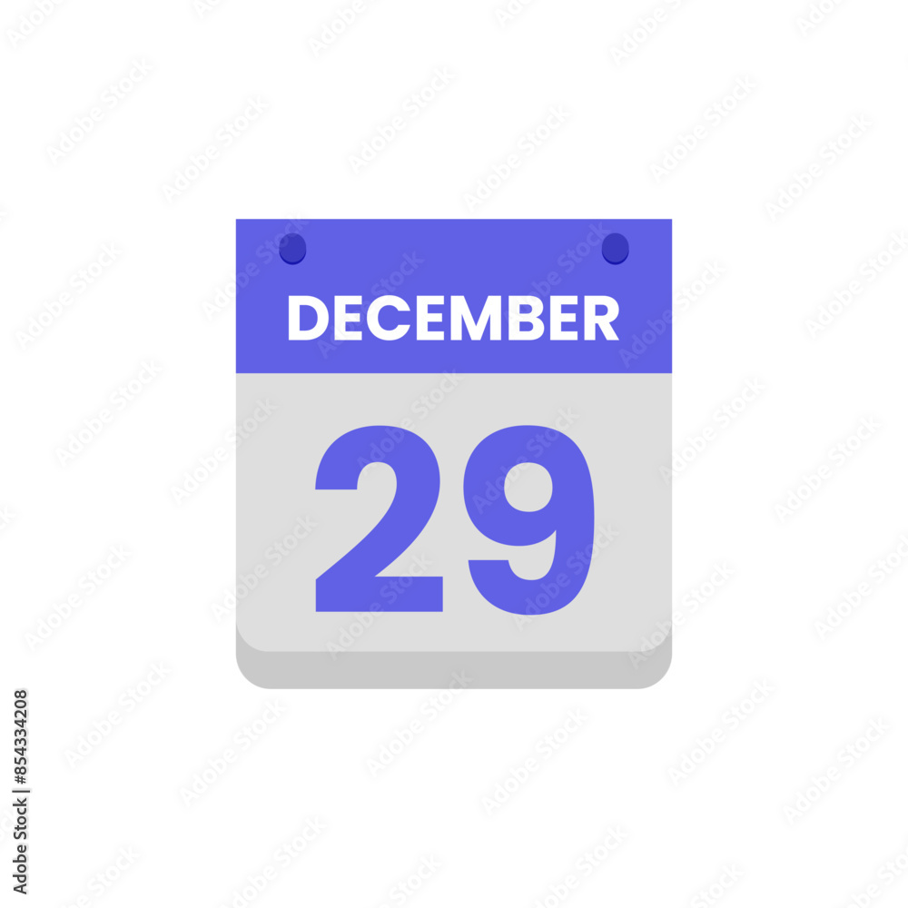 Calendar date month icon flat december vector Calendar date month icon flat december vector
