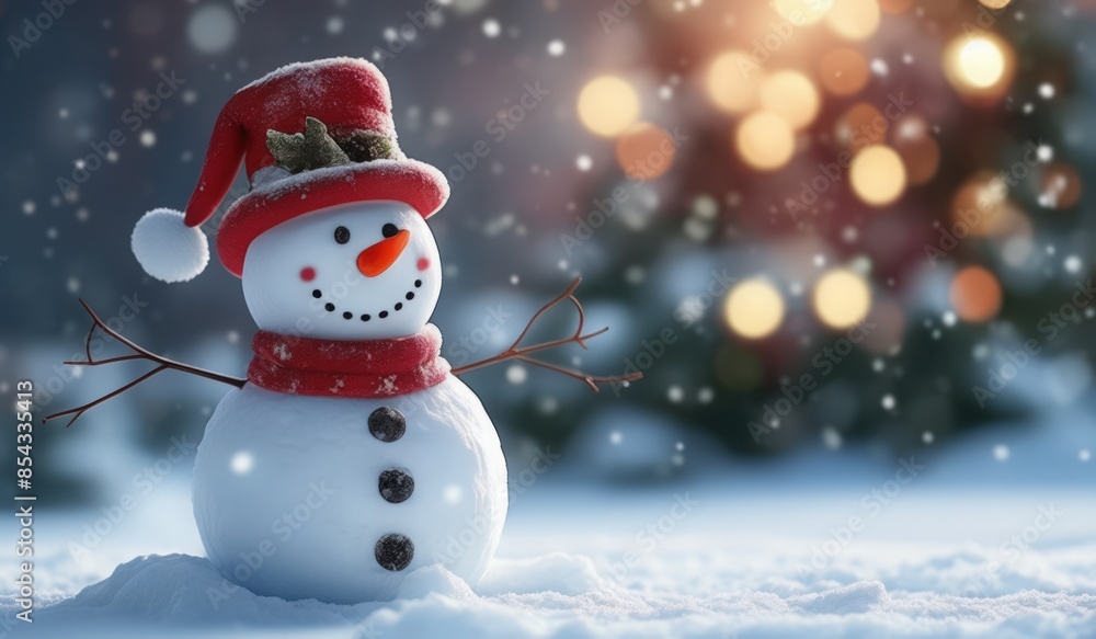 merry christmas tree with gifts and snowman. merry. red hat. smile. white. snow. happy. merry christmas tree with gifts and snowman. merry. red hat. smile. white. snow. happy.