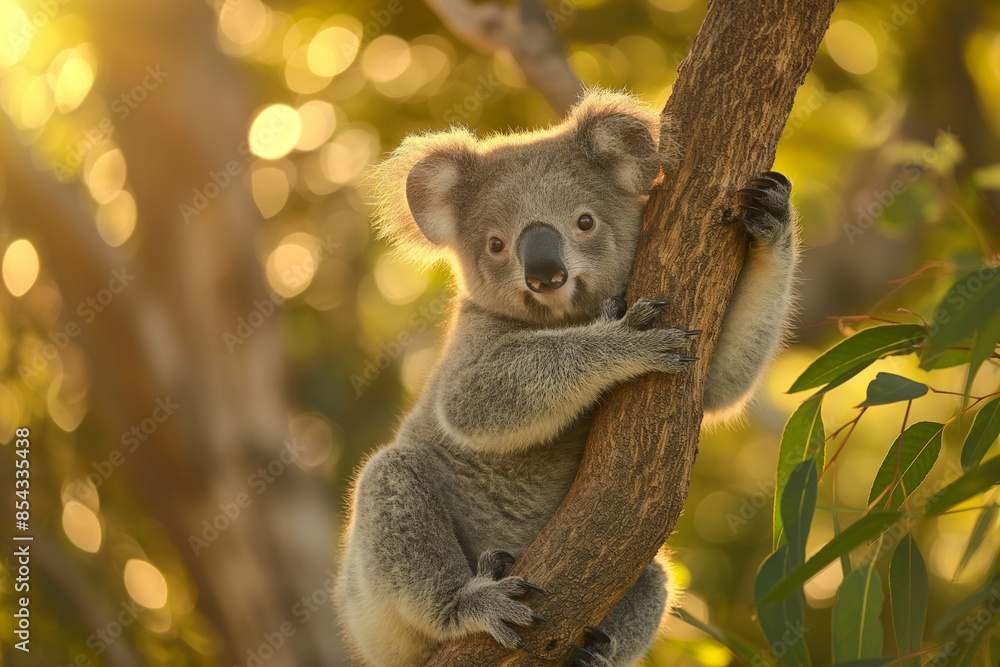 koala marsupial in tree eucalyptus australia wildlife koala marsupial in tree eucalyptus australia wildlife