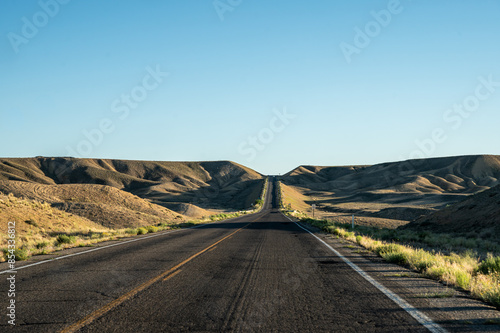 Beautiful desert in the central west america