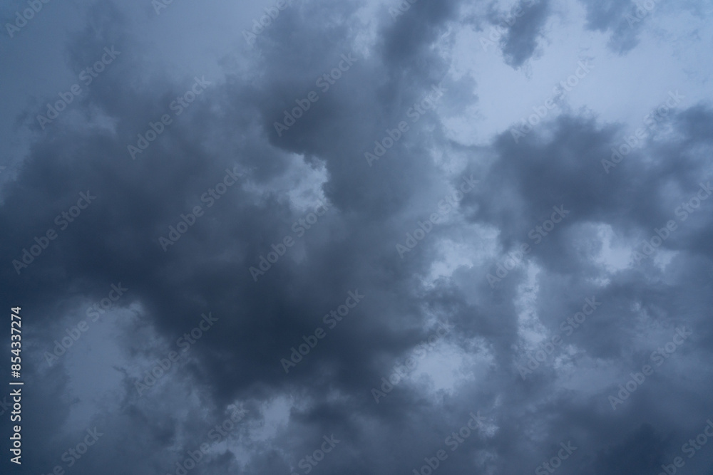 Fototapeta premium Dark and Dramatic Storm Clouds Area Background