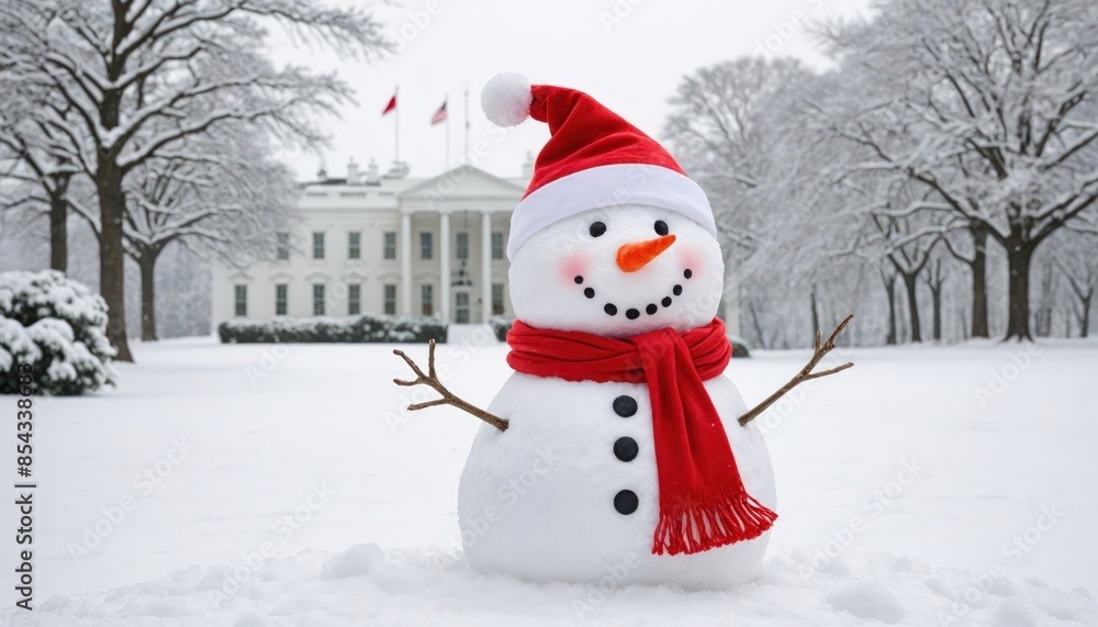 Obraz premium the best a snowman merry christmas