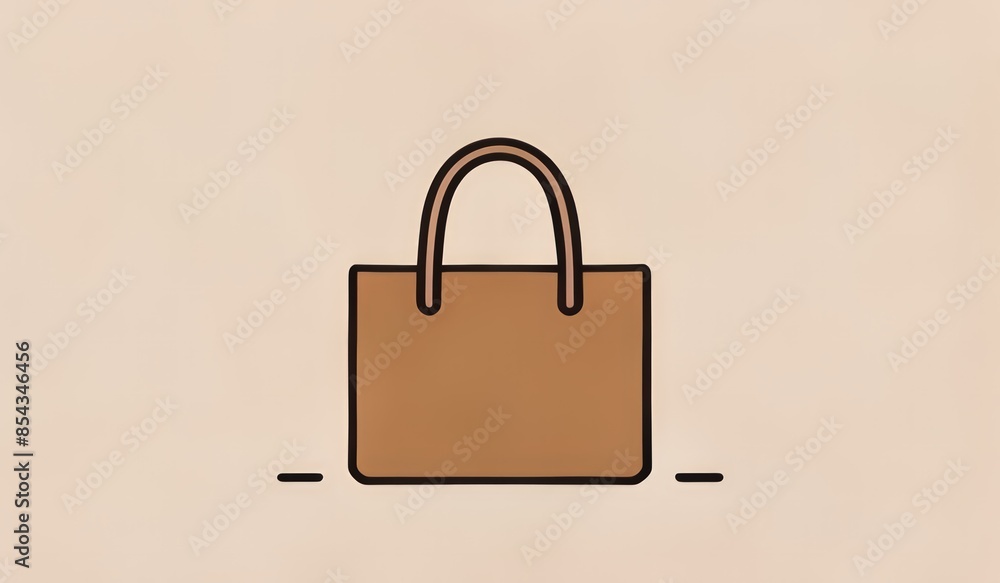 illustration of a shopping bag illustration of a shopping bag