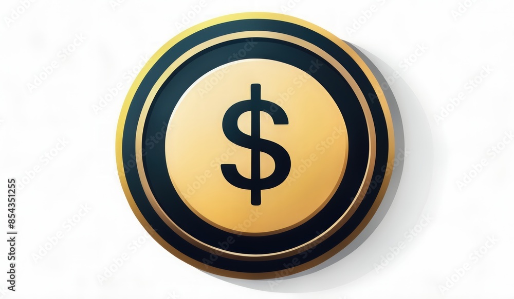 Obraz premium dollar icon