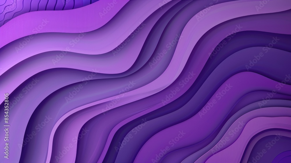 Abstract purple gradient background with wavy layers Abstract purple gradient background with wavy layers