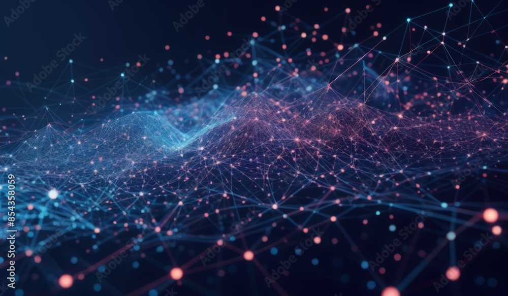 Obraz premium cyber networks digital tech, visualization power AI, holograms cyber save your data, 