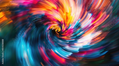 Vivid abstract background with vibrant colors and blurred motion