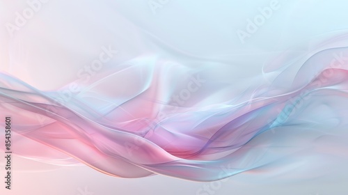 Abstract background with flowing pastel colors, creating a soft and ethereal visual.