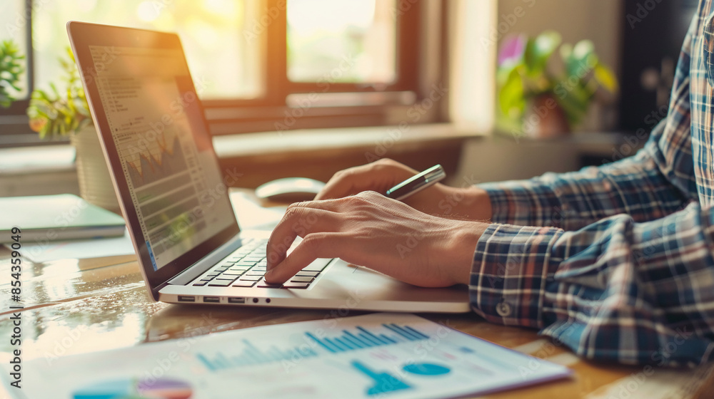 A person doing research with multiple tabs open on a laptop. Research Multiple A person doing research with multiple tabs open on a laptop. Research Multiple
