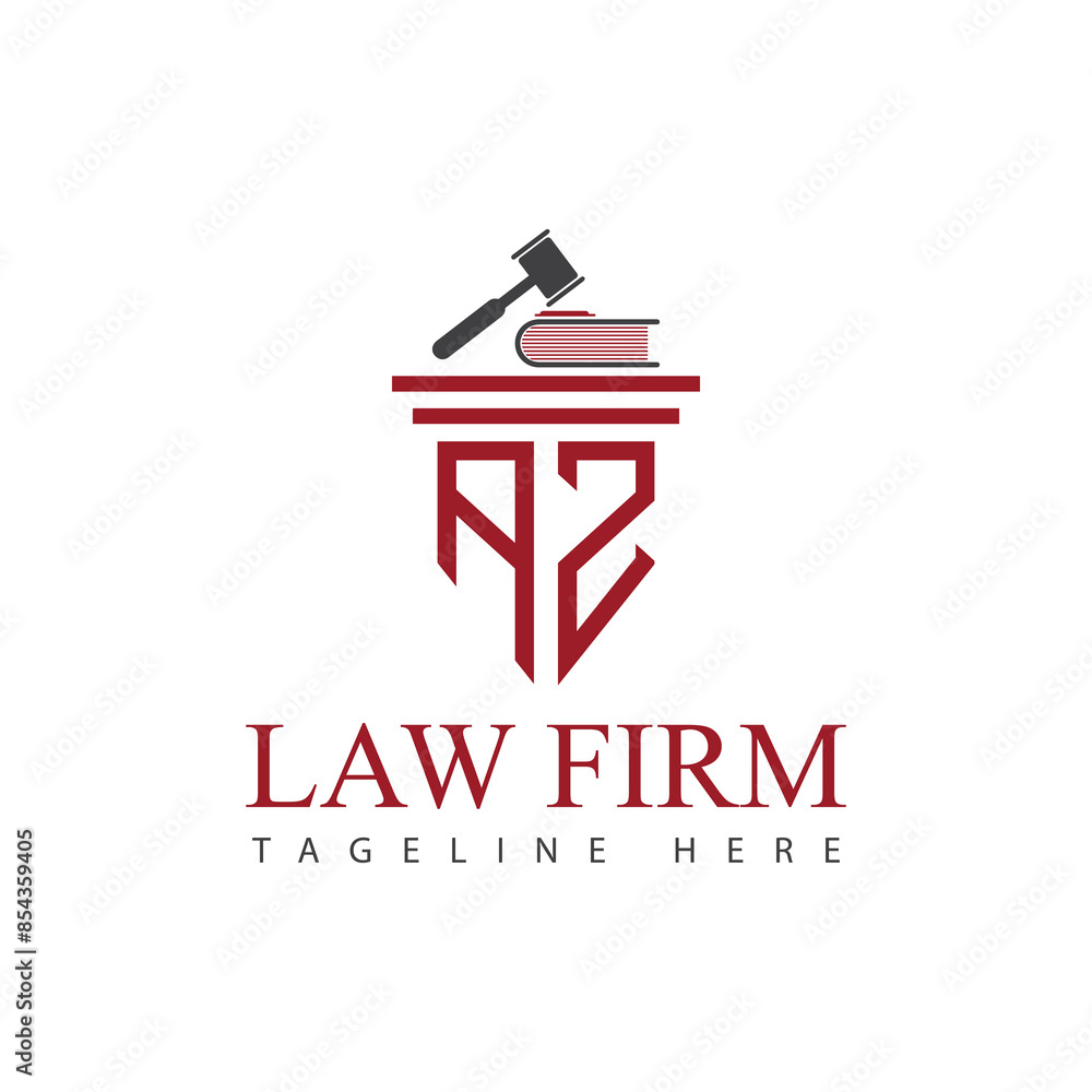 Set of modern law firm justice logo design vector graphic template Set of modern law firm justice logo design vector graphic template