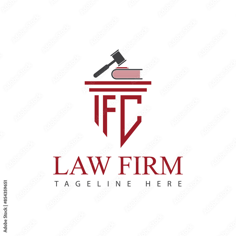 Set of modern law firm justice logo design vector graphic template Set of modern law firm justice logo design vector graphic template