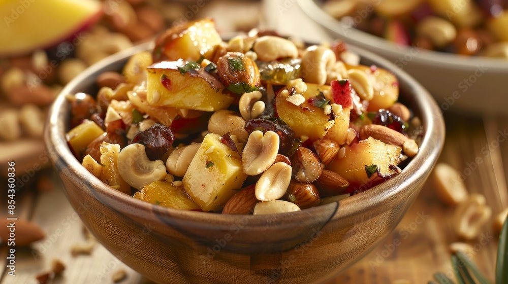 A sweet and savory mix of tropical fruit and nuts make up the islandinspired trail mix perfect for snacking throughout the day. A sweet and savory mix of tropical fruit and nuts make up the islandinspired trail mix perfect for snacking throughout the day.