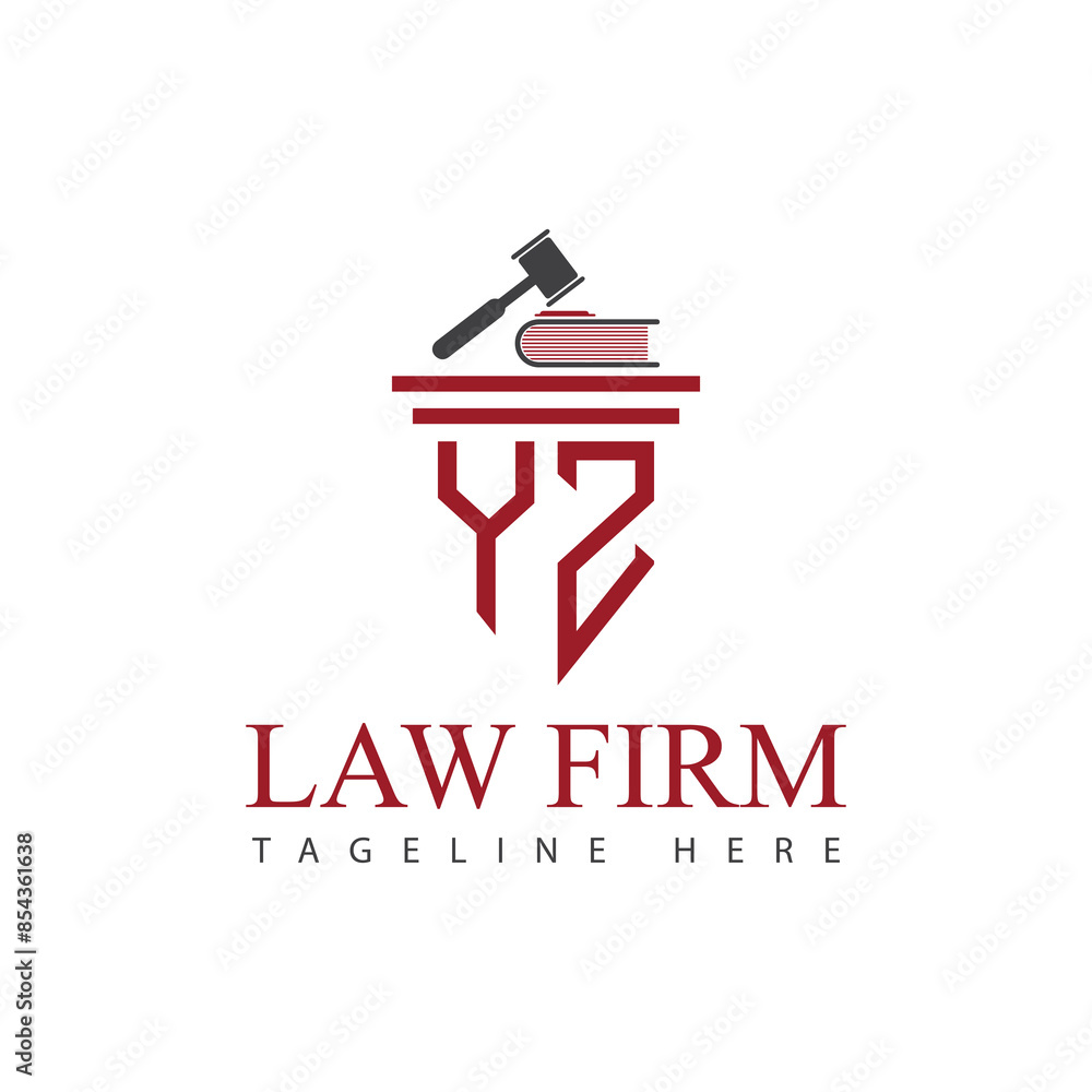 Set of modern law firm justice logo design vector graphic template Set of modern law firm justice logo design vector graphic template