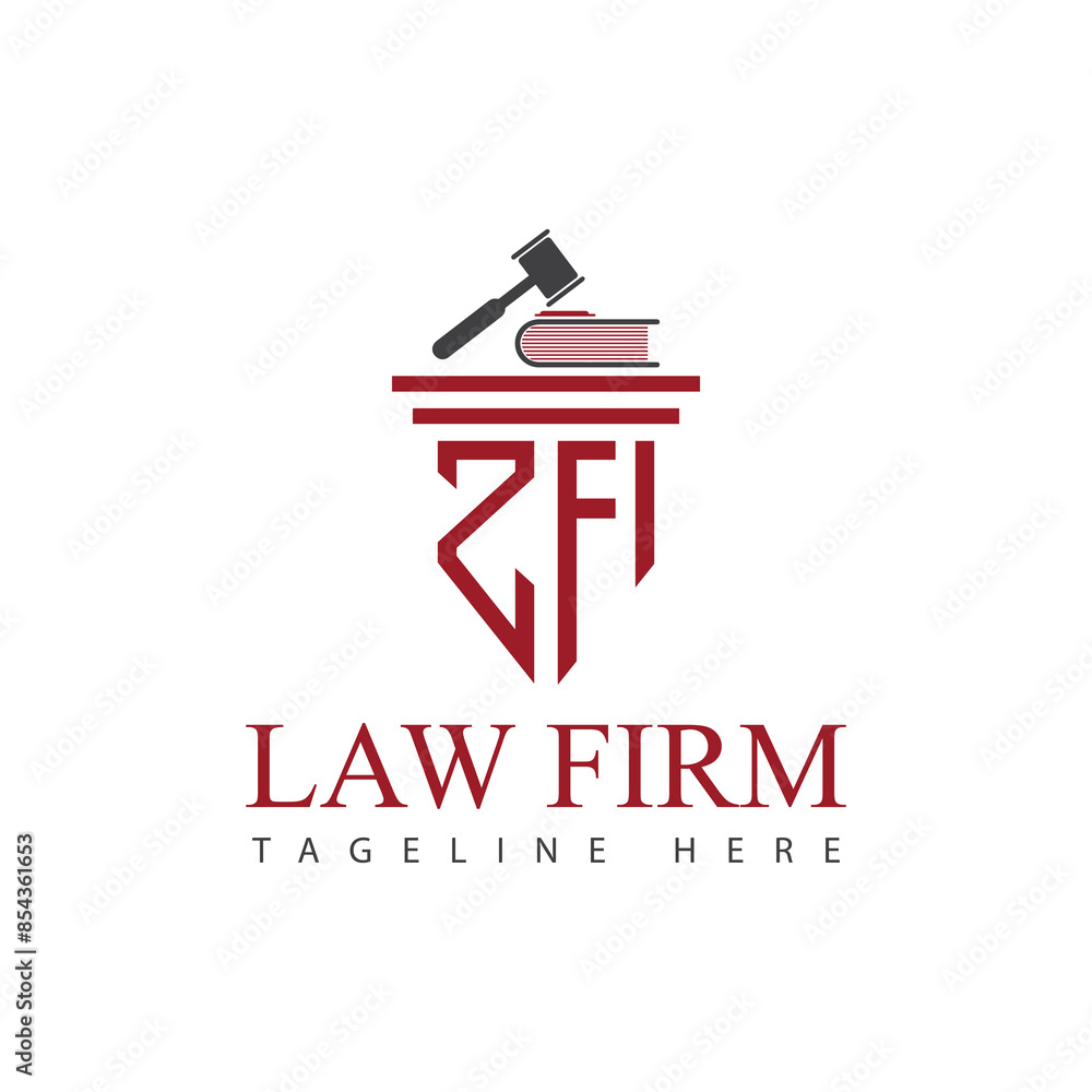 Set of modern law firm justice logo design vector graphic template Set of modern law firm justice logo design vector graphic template