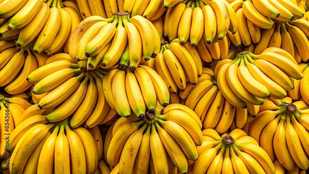 Vibrant Neural Network Image of Ripe Organic Yellow Bananas, Emphasizing Nutritional Value and Natural Beauty Vibrant Neural Network Image of Ripe Organic Yellow Bananas, Emphasizing Nutritional Value and Natural Beauty