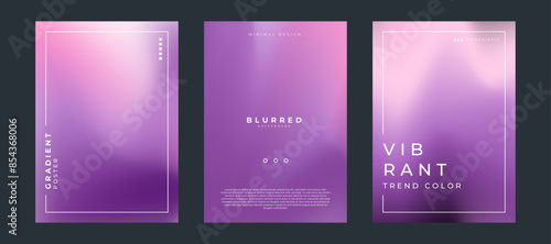 Abstract background with colorful blurred gradients