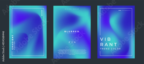 Gradient color abstract line pattern background design. Blurred mesh covers collection