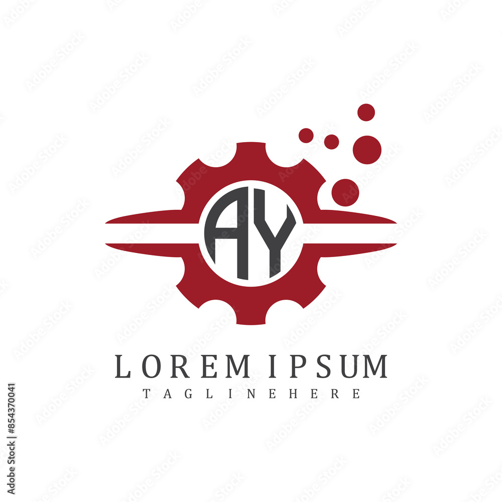 initial monogram for automotive logo design vector initial monogram for automotive logo design vector