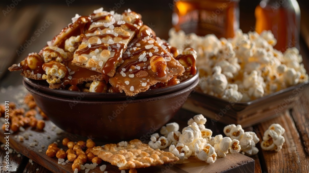 Indulge in a sweet and savory combination with the stands famous sea salt caramels and buttery popcorn mix. Indulge in a sweet and savory combination with the stands famous sea salt caramels and buttery popcorn mix.