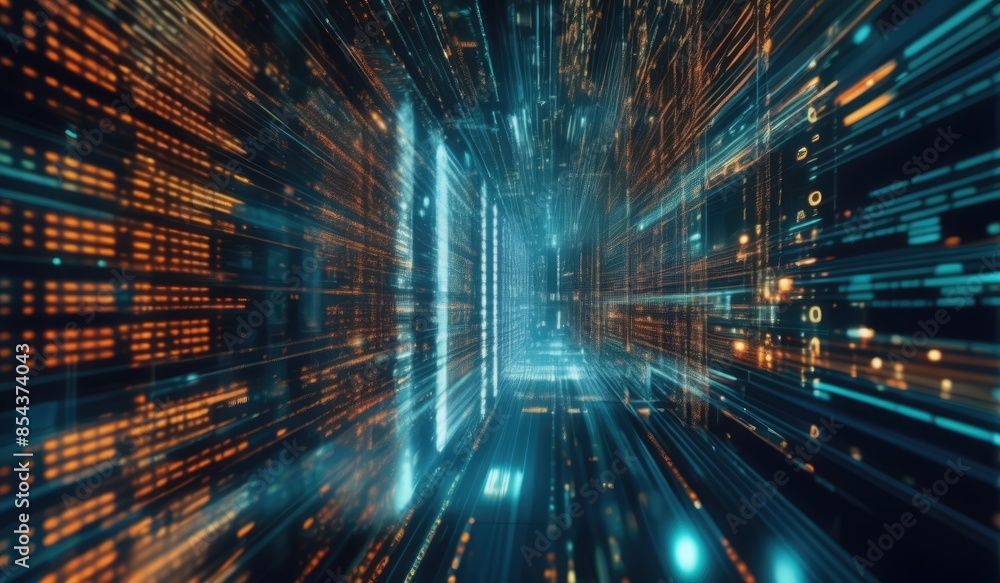 technology digital data flow technology digital data flow