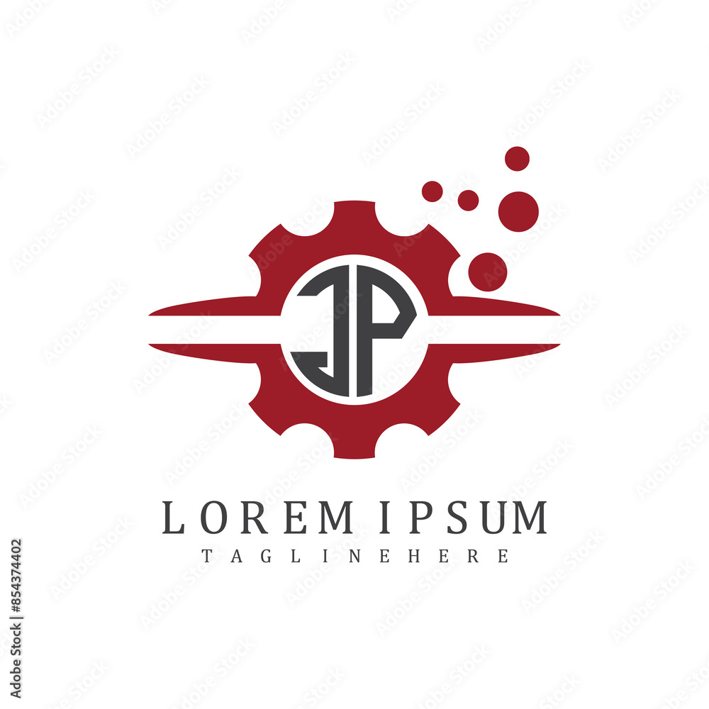 Obraz premium initial monogram for automotive logo design vector 