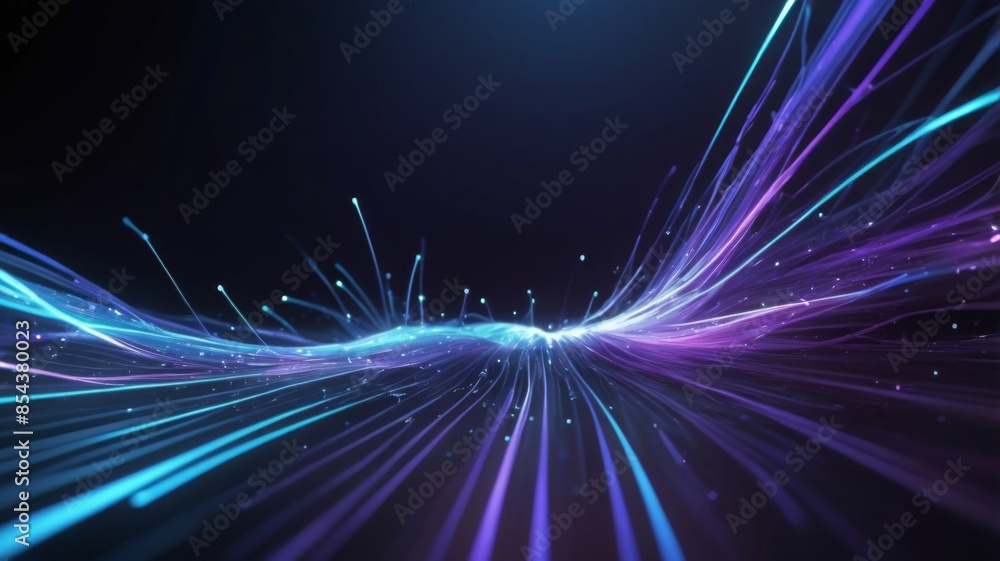 abstract background inspired by fiber optic cables, with bright light streaks and glowing lines abstract background inspired by fiber optic cables, with bright light streaks and glowing lines