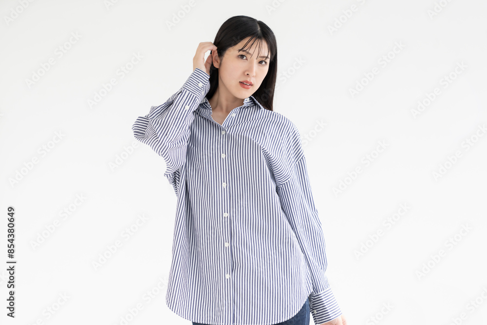笑顔の女性 笑顔の女性