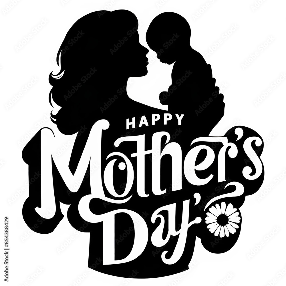 family silhouette happy mothers day family silhouette happy mothers day