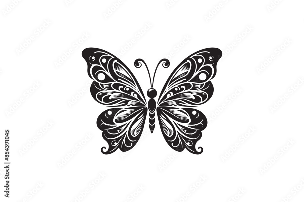 Monarch Butterfly Silhouettes: Perfect for Design Projects Monarch Butterfly Silhouettes: Perfect for Design Projects