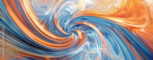 colorful swirling swirling abstract art wallpaper © Sattawat