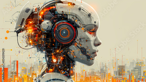 Discover the innovation of artificial intelligence of intelligent robots. Cutting-edge technology, neural networks, and advanced algorithms, the future of AI and smart automation.