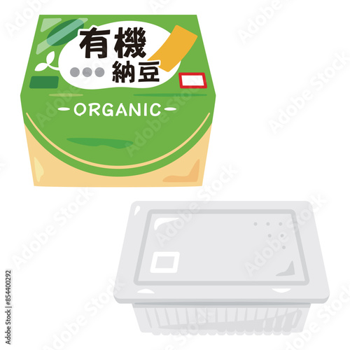 パックに入った有機納豆