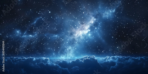 cosmic starry sky background