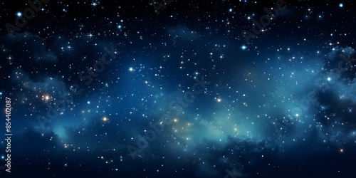 Dark cosmic starry sky background