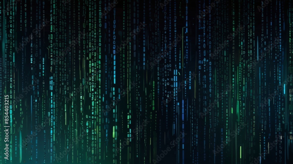 abstract background featuring digital data streams flowing across the screen abstract background featuring digital data streams flowing across the screen