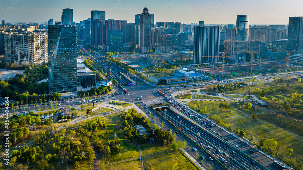 Fototapeta premium Chengdu SKP Scenery