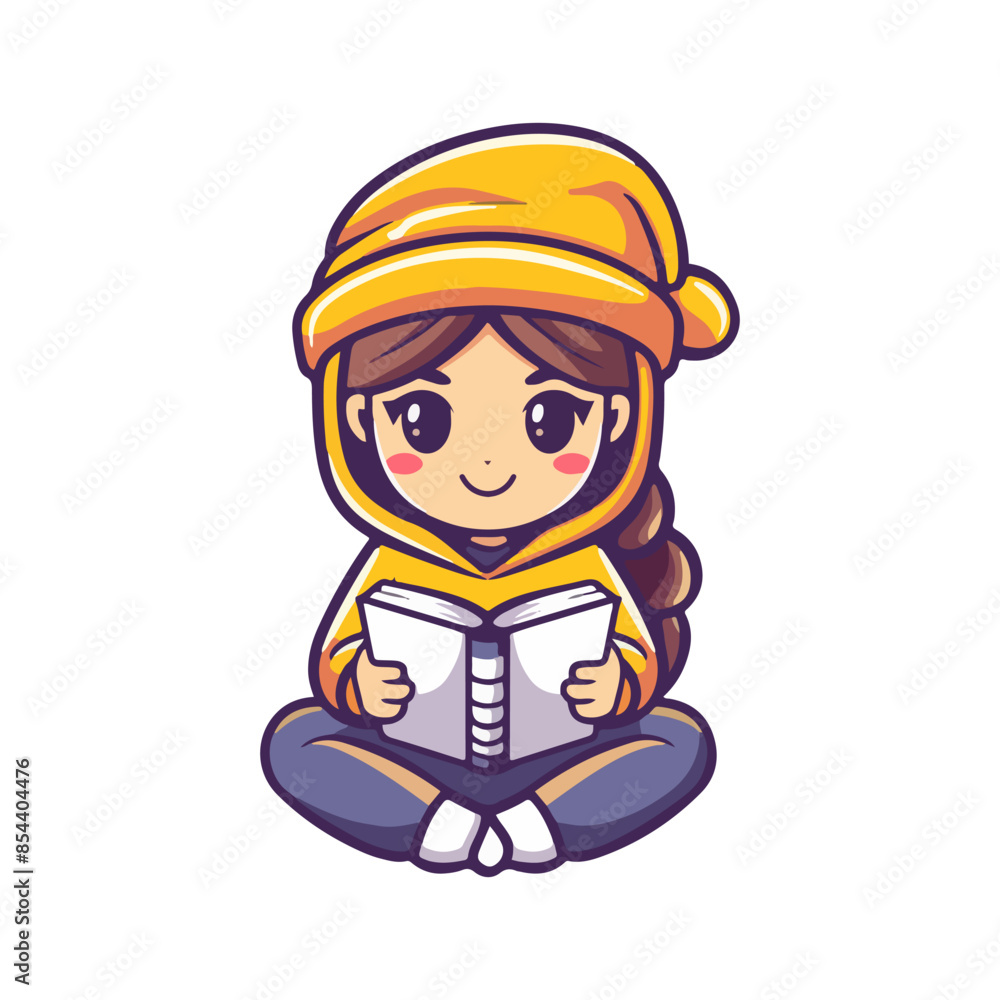 girl reading a book girl reading a book
