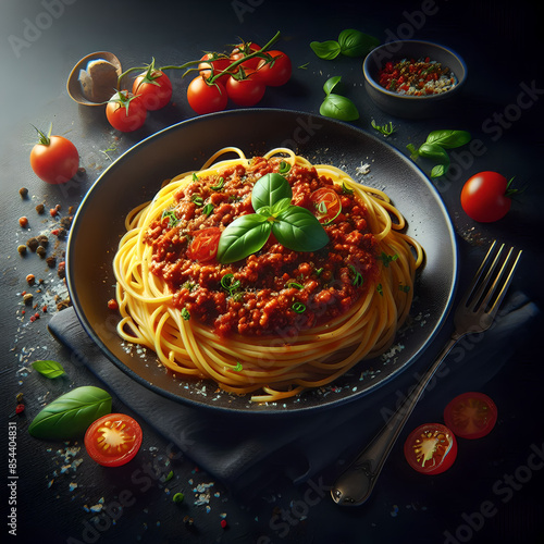 spaghetti Bolognese dish