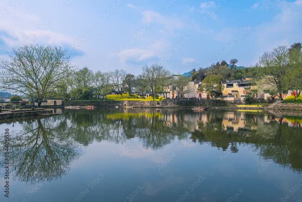 Scenery of Chengkan Village, Huizhou District, Mount Huangshan City, Anhui Province Scenery of Chengkan Village, Huizhou District, Mount Huangshan City, Anhui Province