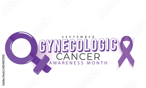 Gynecologic cancer awareness month. background, banner, card, poster, template. Vector illustration.