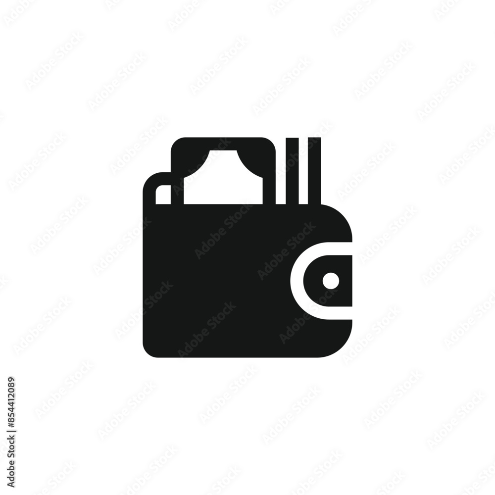 Wallet icon vector. EPS 10 editable vector Wallet icon vector. EPS 10 editable vector