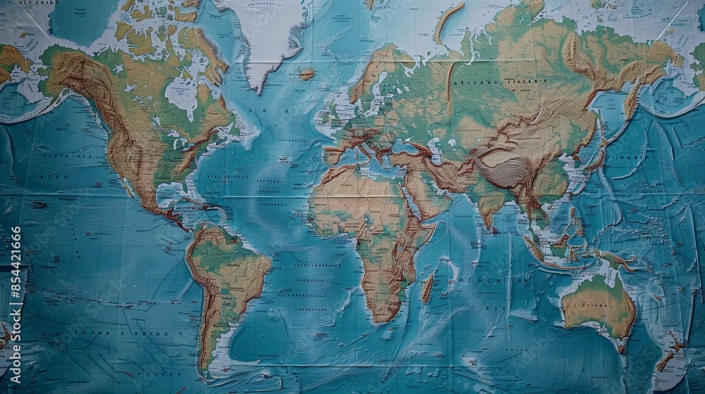 Explore the world map through the lens of different map projections Explore the world map through the lens of different map projections