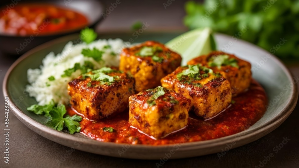 Delicious plantbased meal ready to be savored Delicious plantbased meal ready to be savored