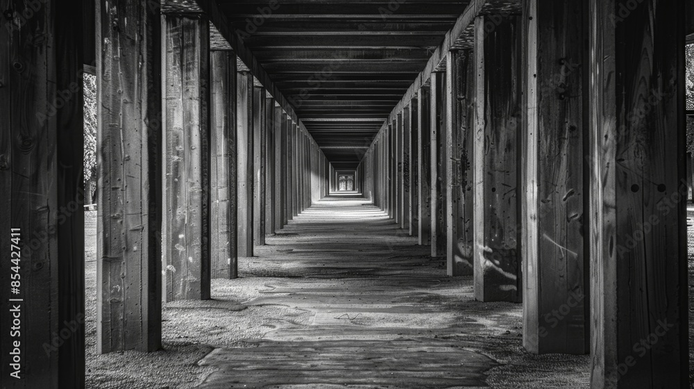 Symmetrical Rustic Charm in Monochrome with Vibrant Pops of Color at Eye Level Symmetrical Rustic Charm in Monochrome with Vibrant Pops of Color at Eye Level