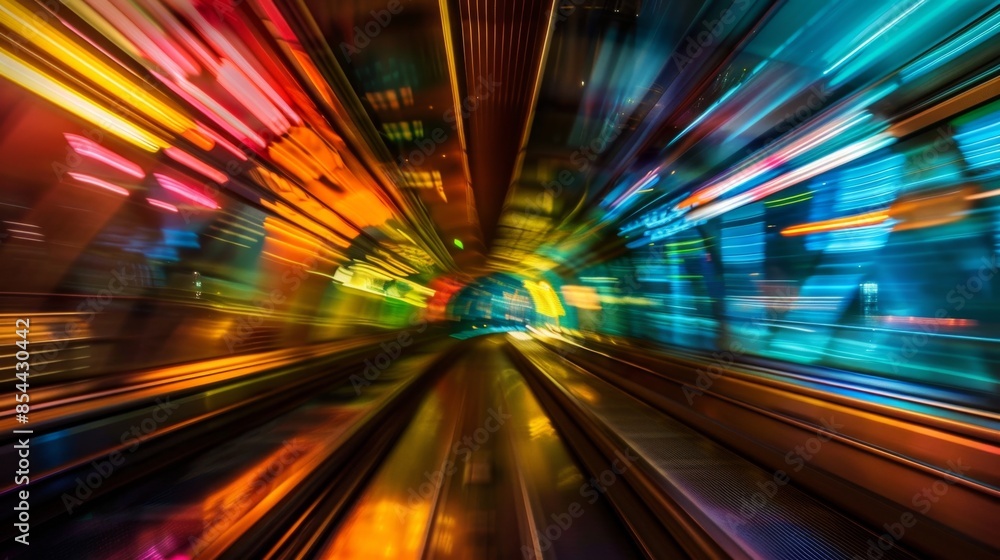 Bold Art Deco Abstract with Vibrant Colors and Motion Blur in High Contrast Wide Angle Shot Enhanced with HDR Bold Art Deco Abstract with Vibrant Colors and Motion Blur in High Contrast Wide Angle Shot Enhanced with HDR