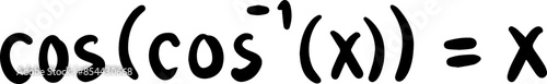 Inverse trigonometric functions properties handwritten